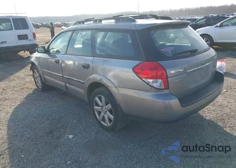 2008 Subaru Outback 2.5I/2.5I L.l. Bean Edition z USA, uszkodzony, nr VIN 4S4BP61C687366110